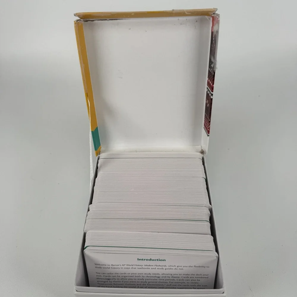 AP World‎ History Modern, Fifth - Cards, by Barron's Educational Series; - Good